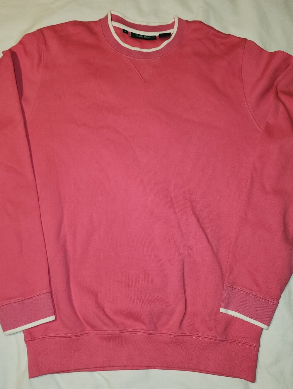 Bobby Jones Women's Pink Crew neck Sweatshirt - Medium